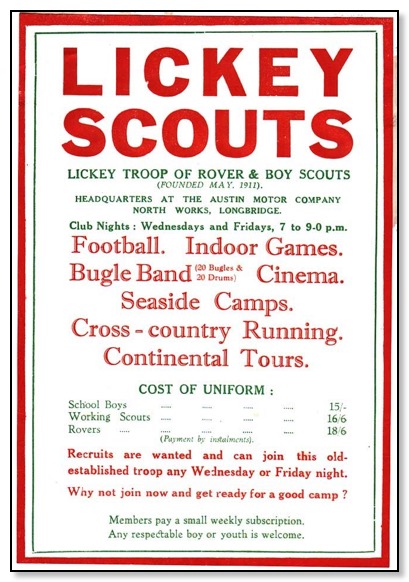 Austin - Lickey Scouts handbill