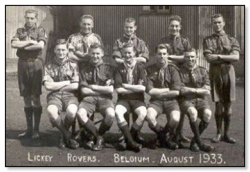 Lickey Rovers 1933 Aug Belgium