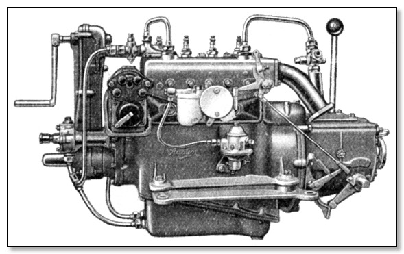 Austin Thetis Marine Engine